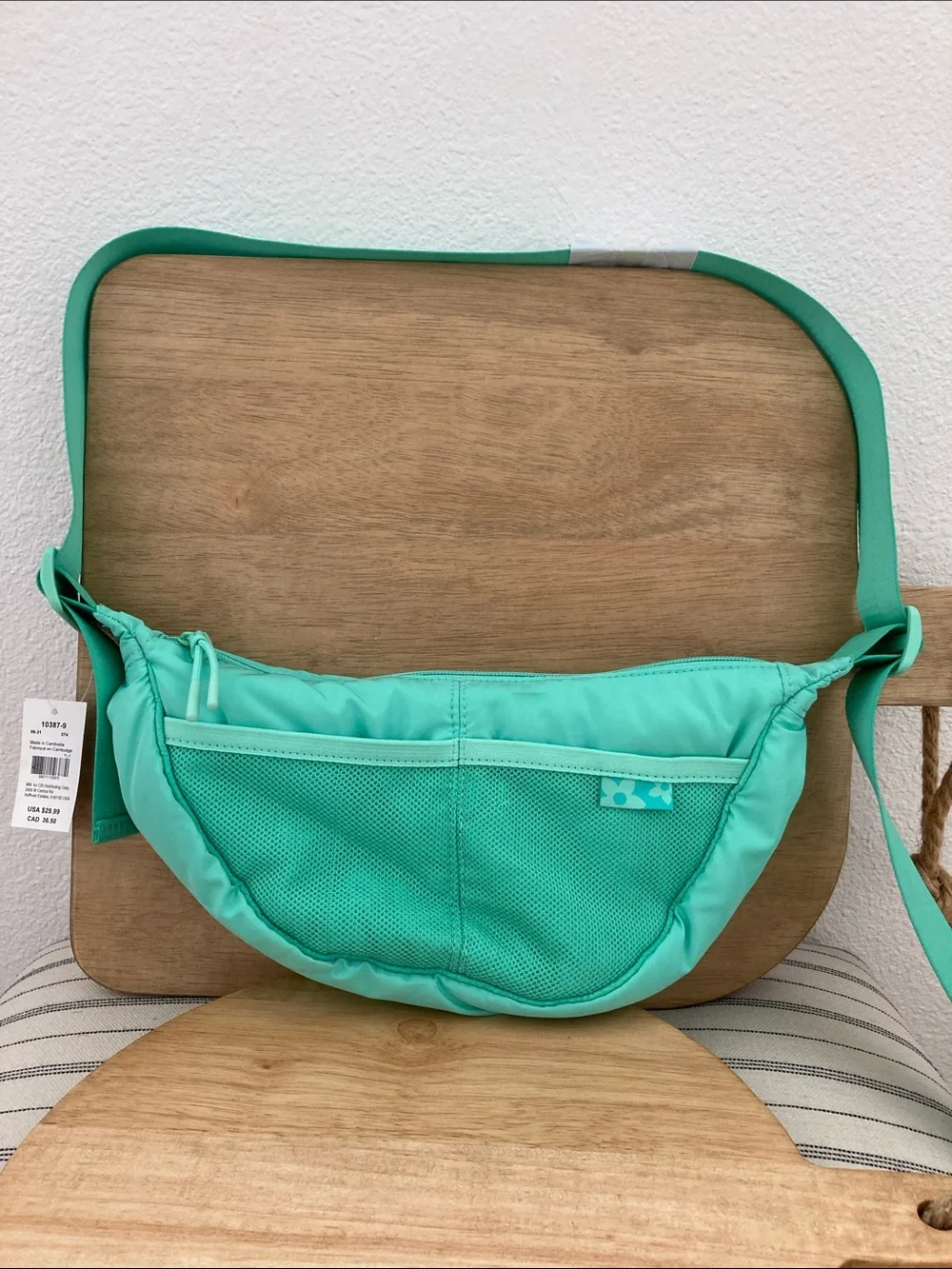 SALE! 50% Off NWT Claire’s Teal Crossbody Belt Bag with Front Pocket